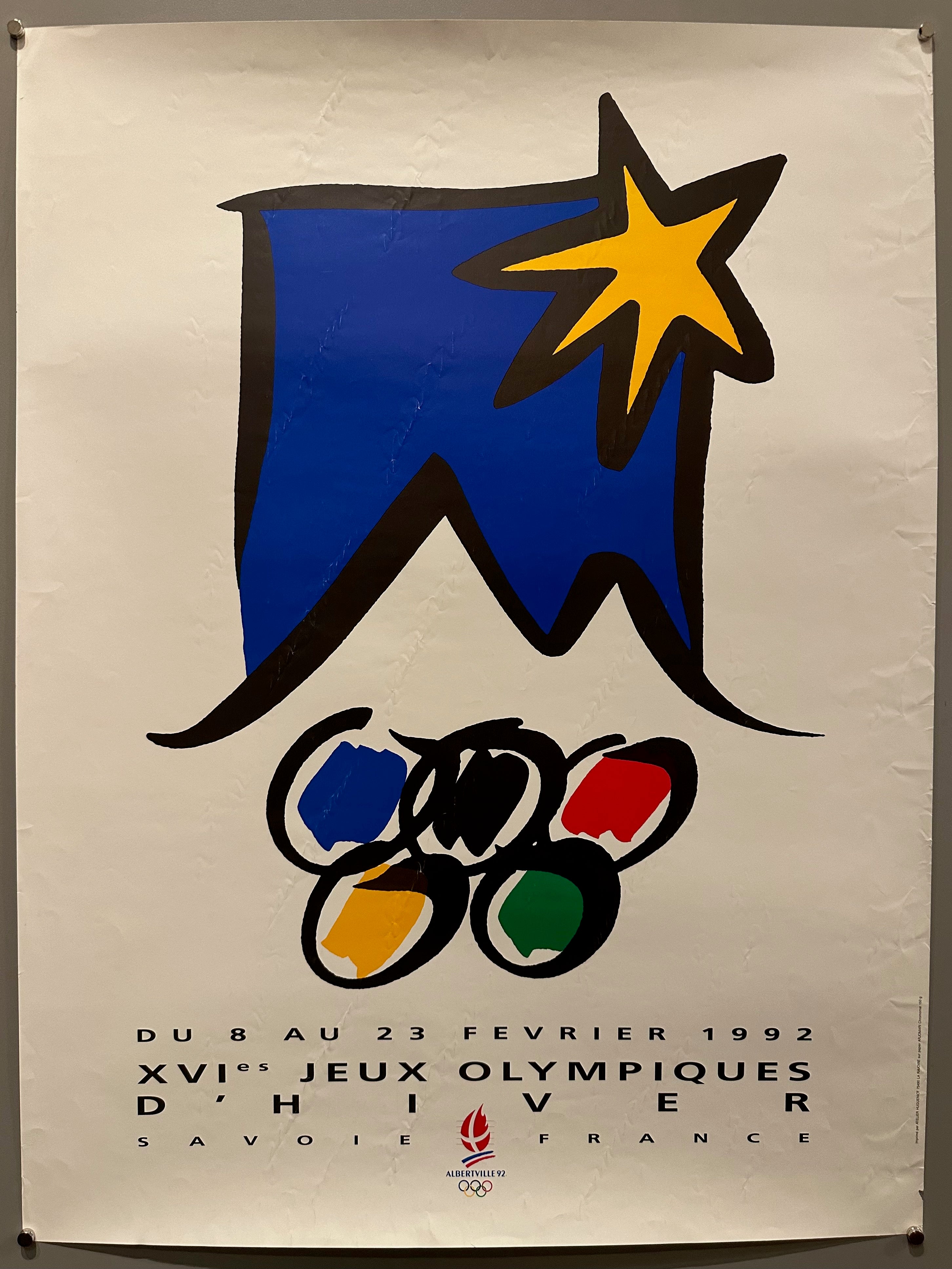 XVI Olympic Winter Games Savoie Poster