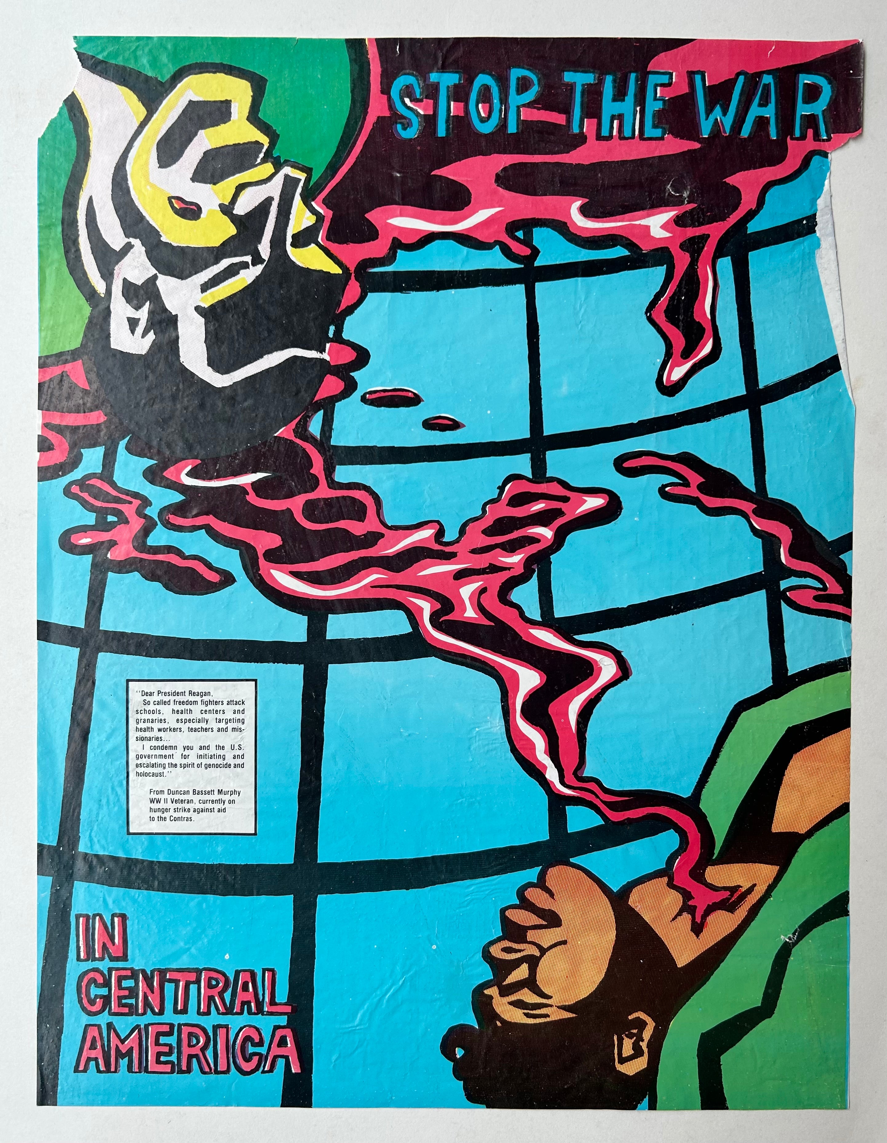 Stop the War in Central America Poster