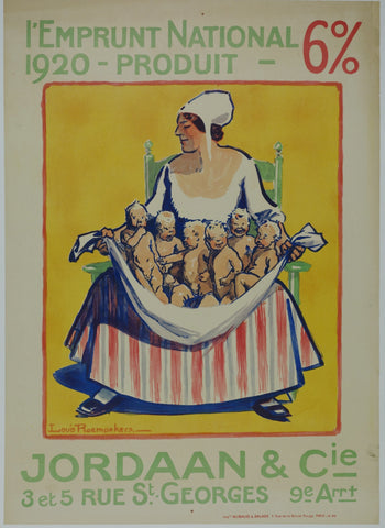 Link to L'Emprunt National 1920 - Produit - 6%France - 1920 - imp. Aubaud & Salade Product