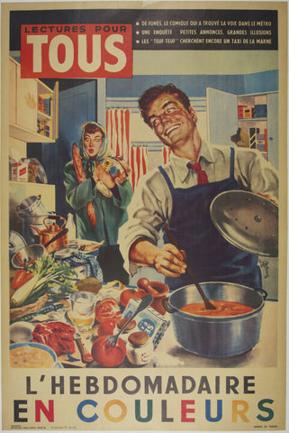 Link to Lectures Pour Tous L'Hebdomadaire En CouleursFrance - c. 1954 Product