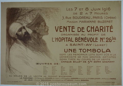 Link to  Vente de Charité Organisée au Profit de L'Hopital Bénévole No 26bis.Steinlen  Product