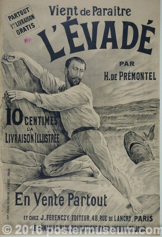 Link to  L'Evadé (The Fugitive)France - c. 1895  Product