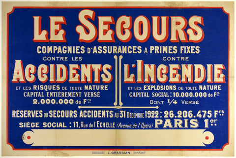 Link to  Le SecoursFrance - c. 1922  Product