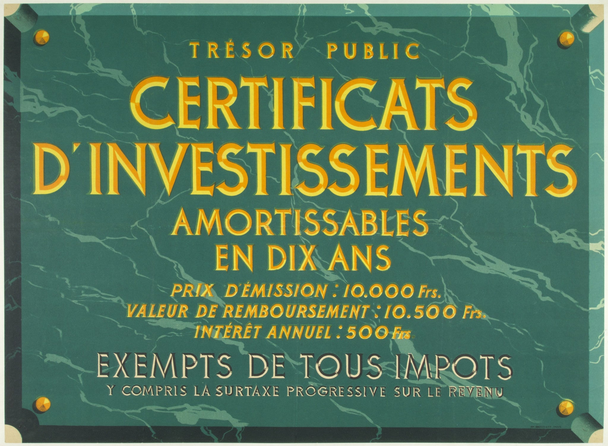 Certificats D'Investissements