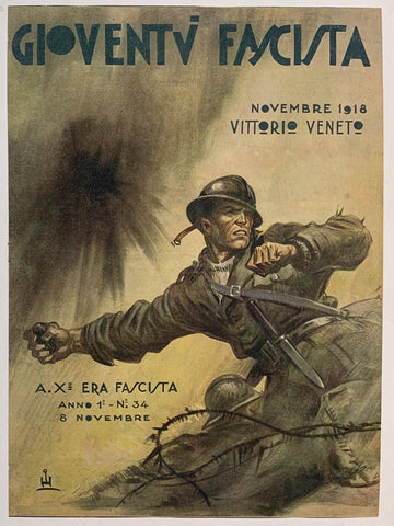 Link to Gioventu Fascista Magazine - November 1931, Vol. 34 ✓Italy, C. 1936 Product