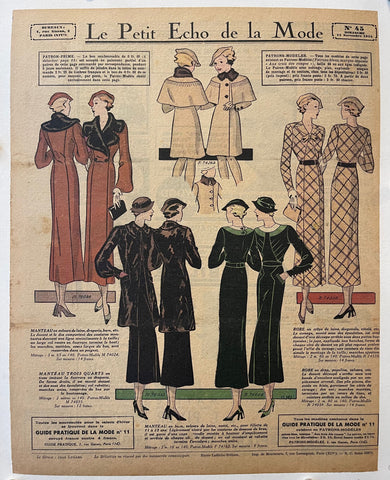 Link to  Le Petit Echo de la Mode PrintFrance, 1934  Product