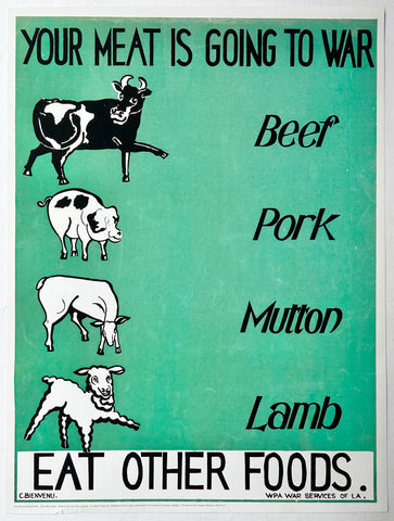 Link to  Your Meat Is Going to War PosterUSA, 1981  Product