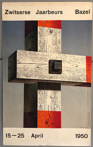 Link to  Zwitserse Jaarbeurs Bazel PosterSwitzerland, 1950  Product