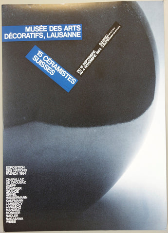 Link to Musee Des Arts Decoratif, Lausanne 15 Ceramistes SuissesSwitzerland, 1984 Product