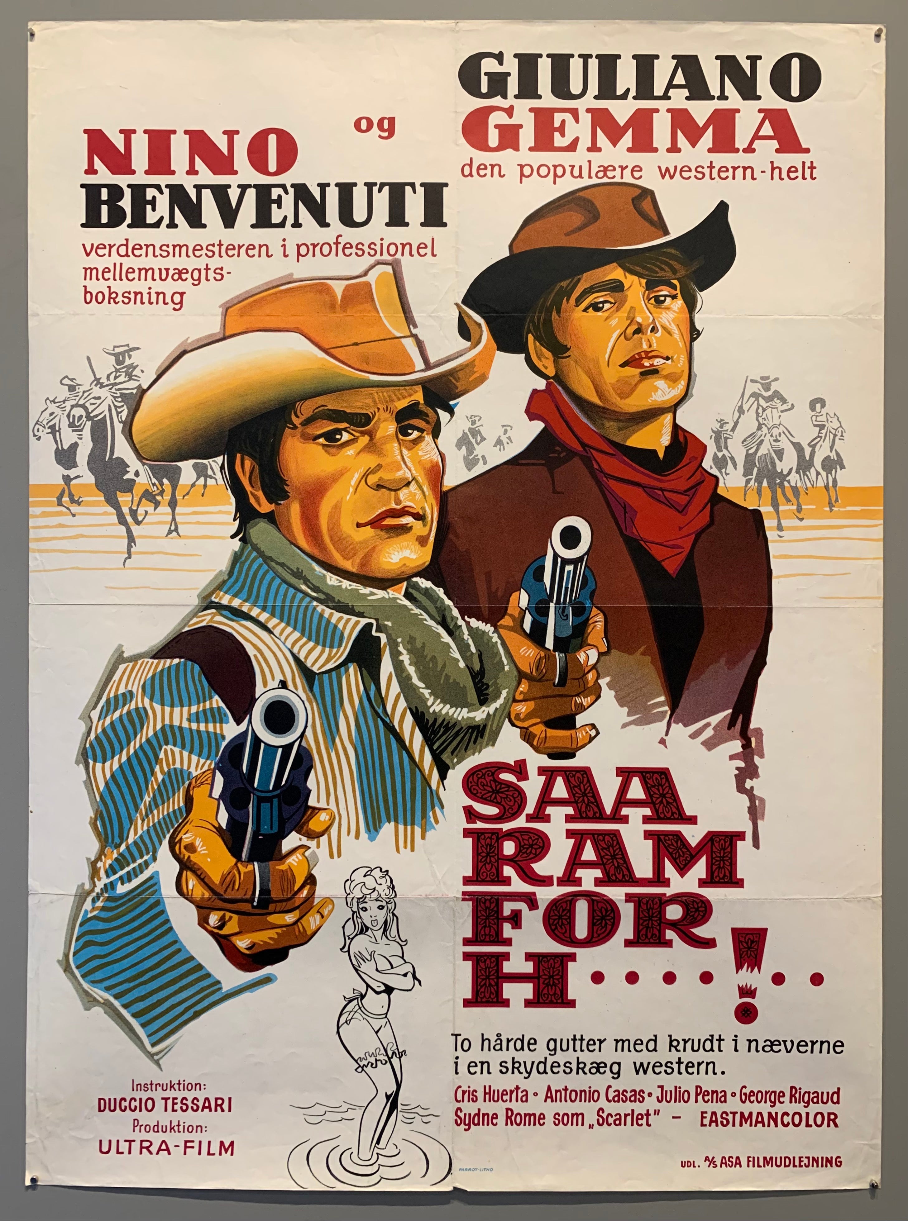 Nino Benvenuti og Giuliano Gemma Film Poster