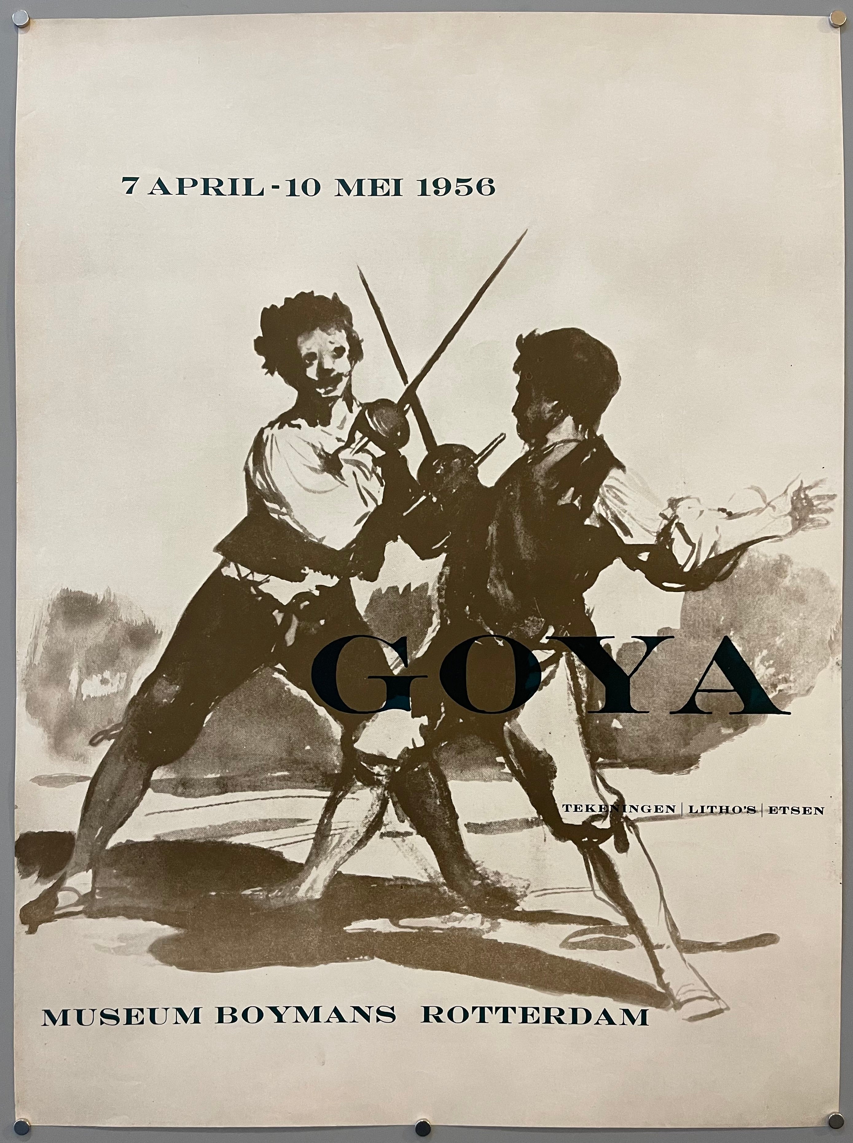 poster of a Goya drawing