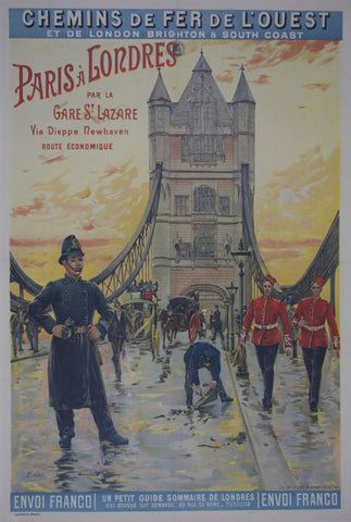 Link to Chemins De Fer De L'ouest - Paris A LondresGreat Britain c. 1900 Product