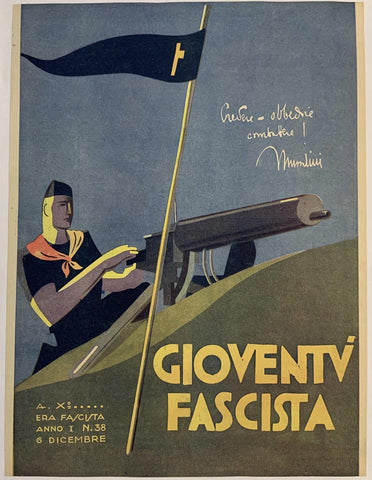 Link to  Gioventu Fascista Magazine - December 1931, Vol. 38 ✓Italy, C. 1936  Product