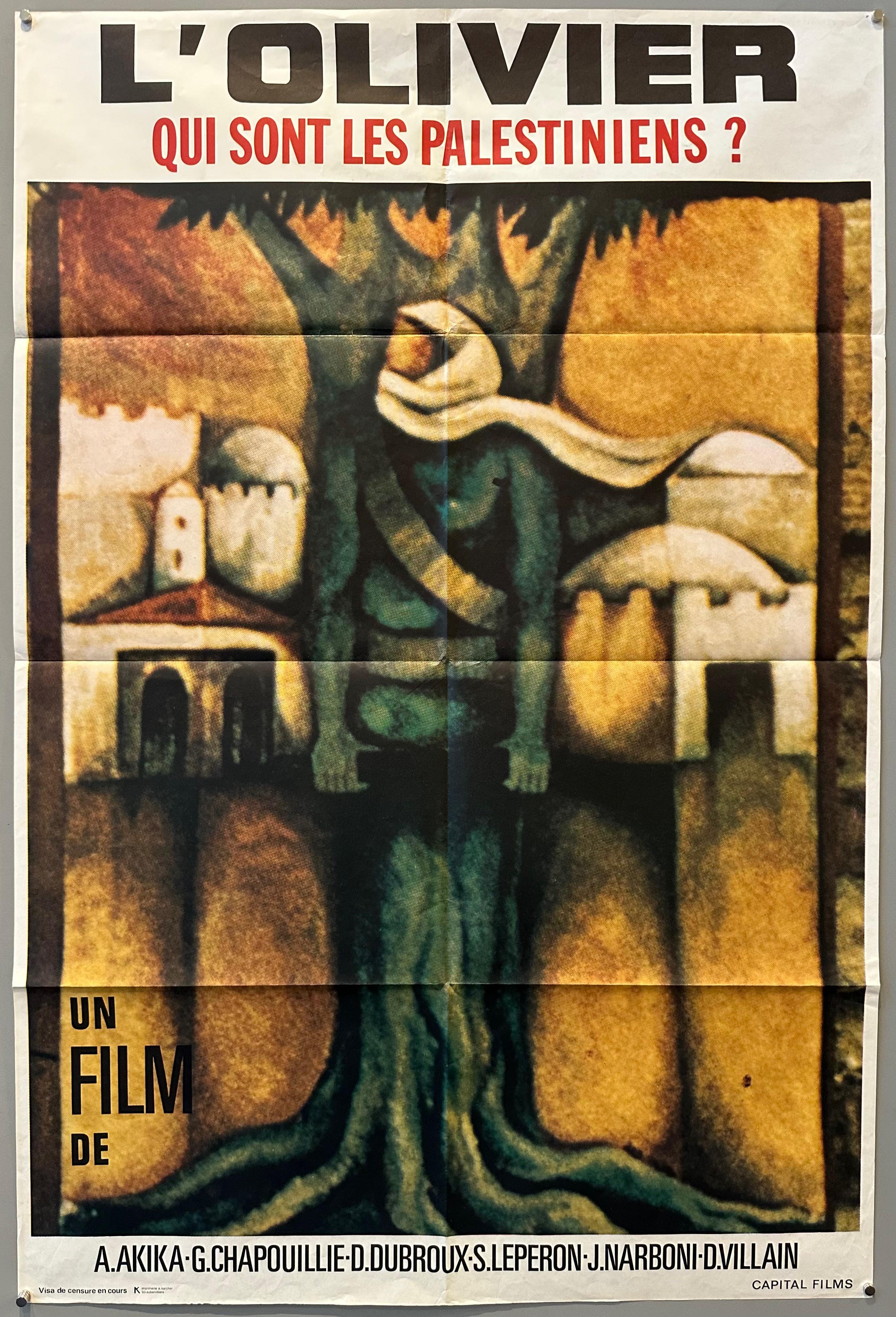 L'Olivier: Qui sont les Palestiniens? Poster