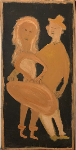 Link to Dancing Couple #90, Jimmie Lee Sudduth PaintingU.S.A, c. 1995 Product