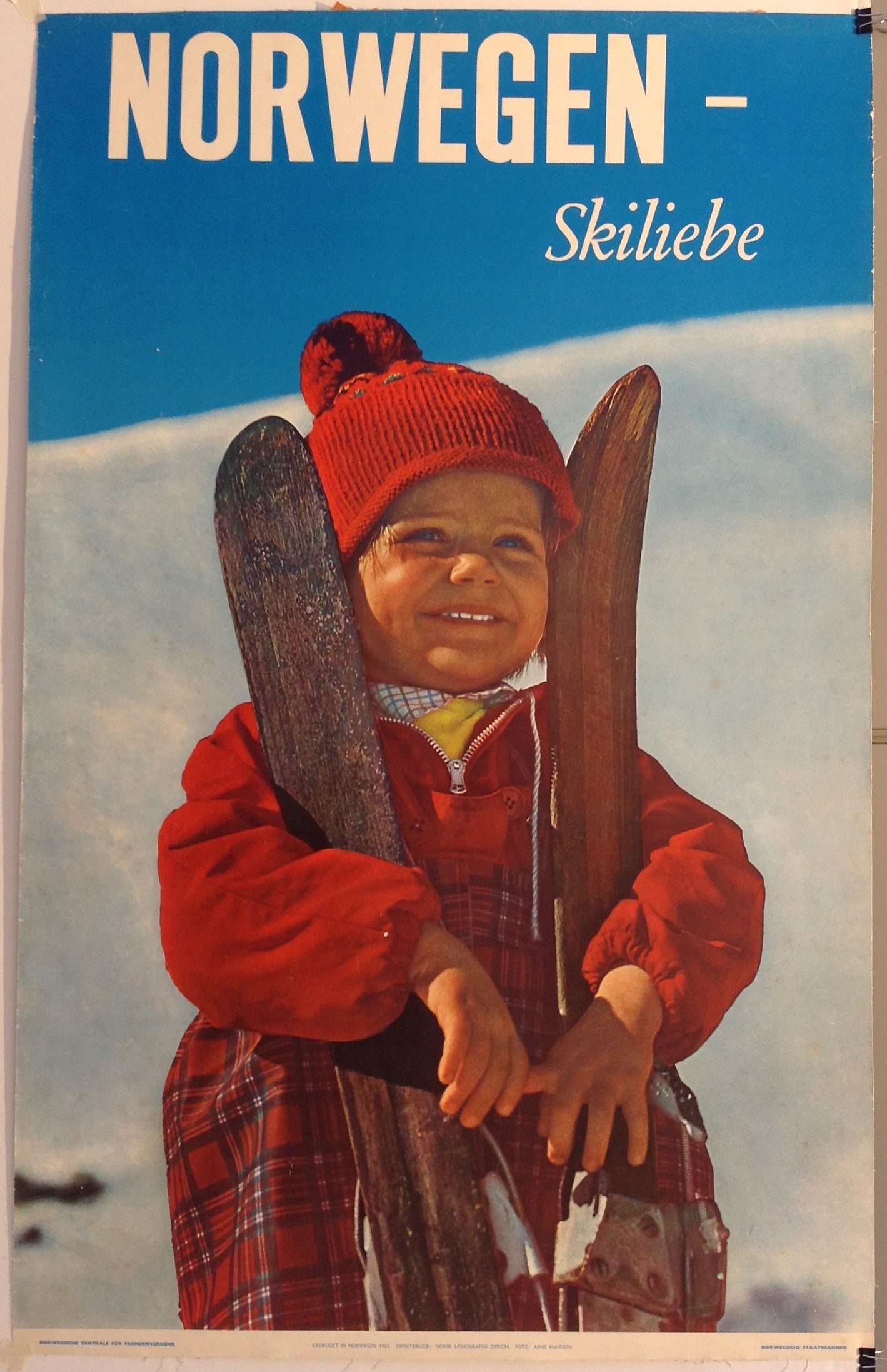 Norwegan Skiliebe Travel Poster
