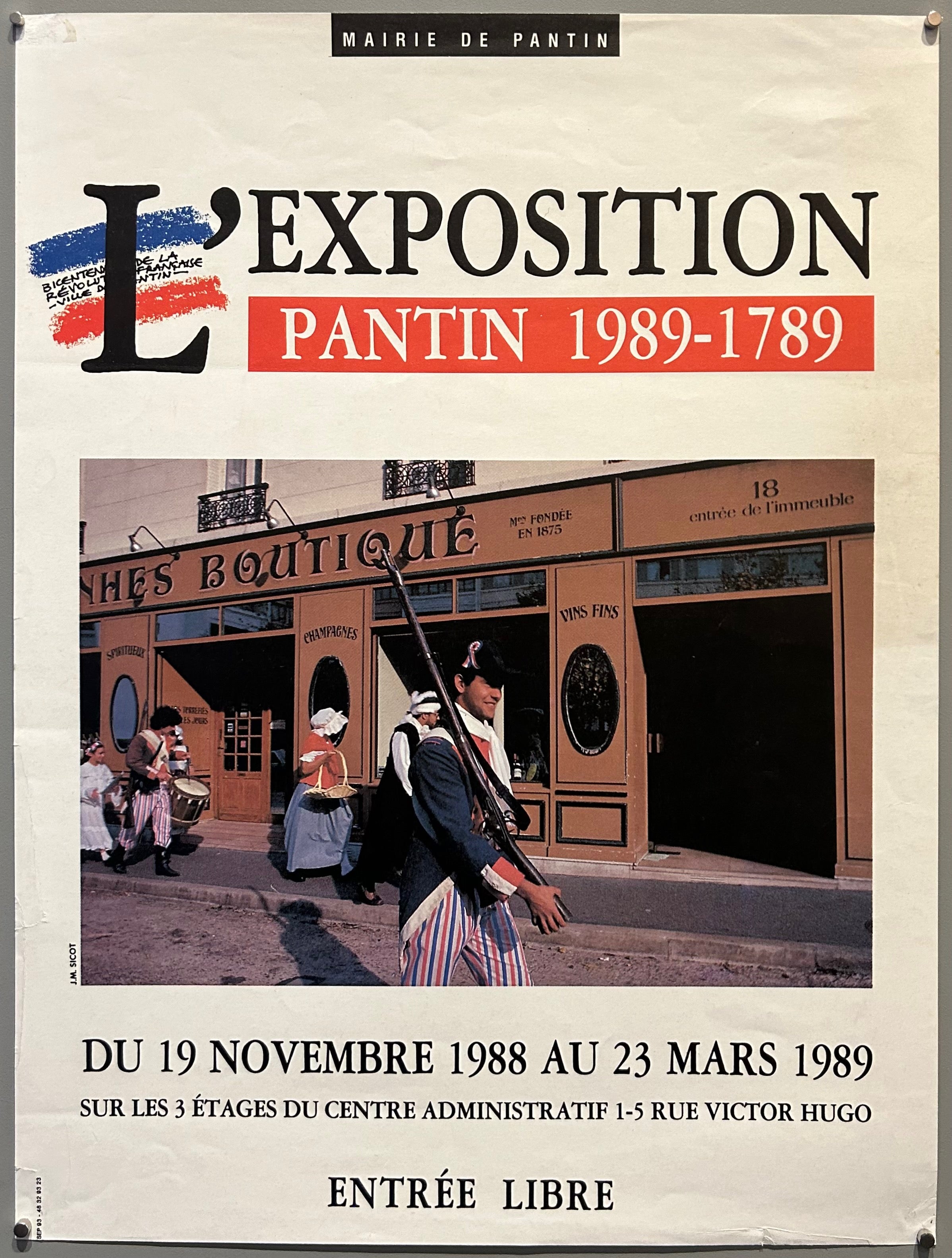 L'Exposition Pantin 1989-1789 Poster