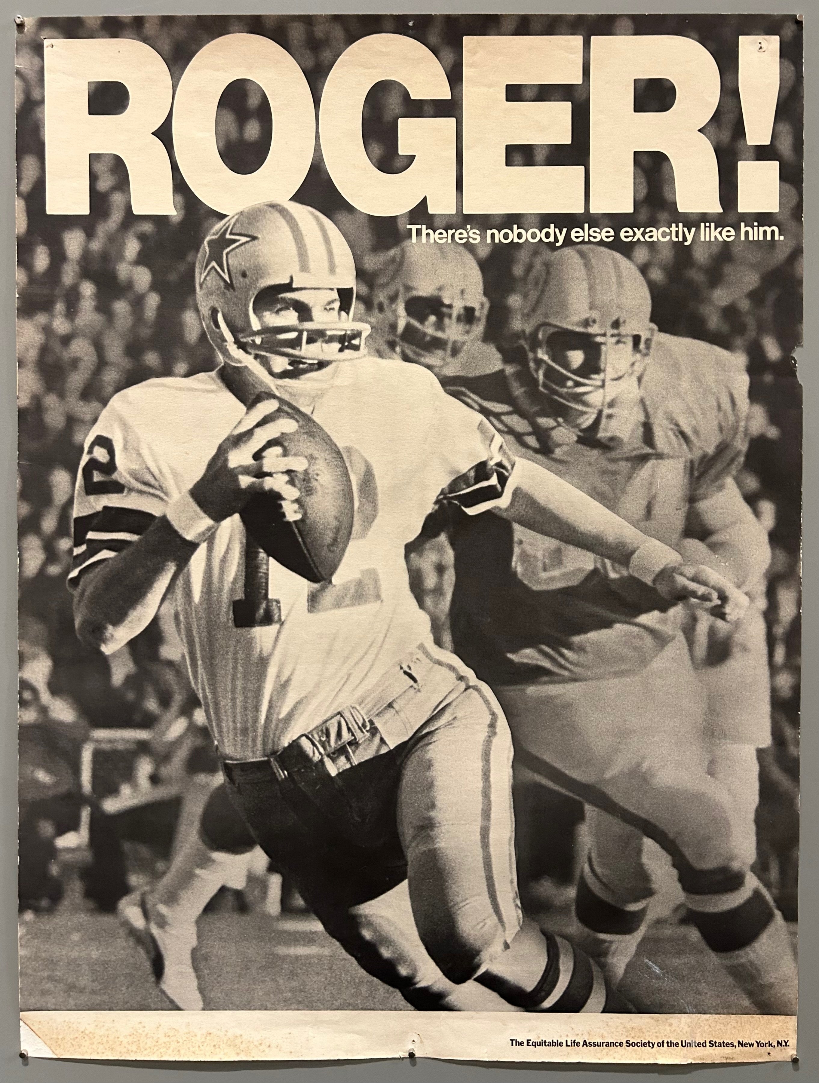 Roger Staubach Poster