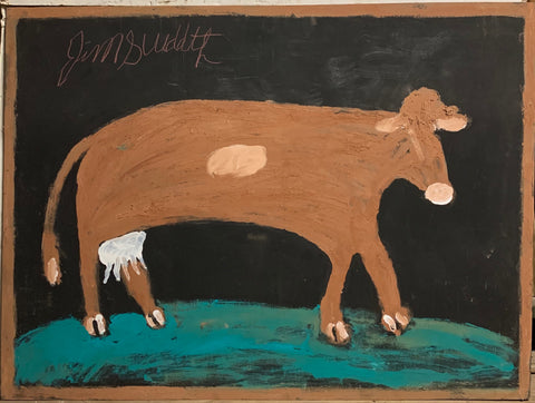 Link to Brown Cow #33, Jimmie Lee Sudduth PaintingU.S.A, c. 1995 Product