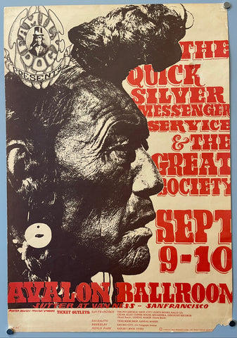 Link to The Quicksilver Messenger Service & The Great Society PosterU.S.A., 1966 Product