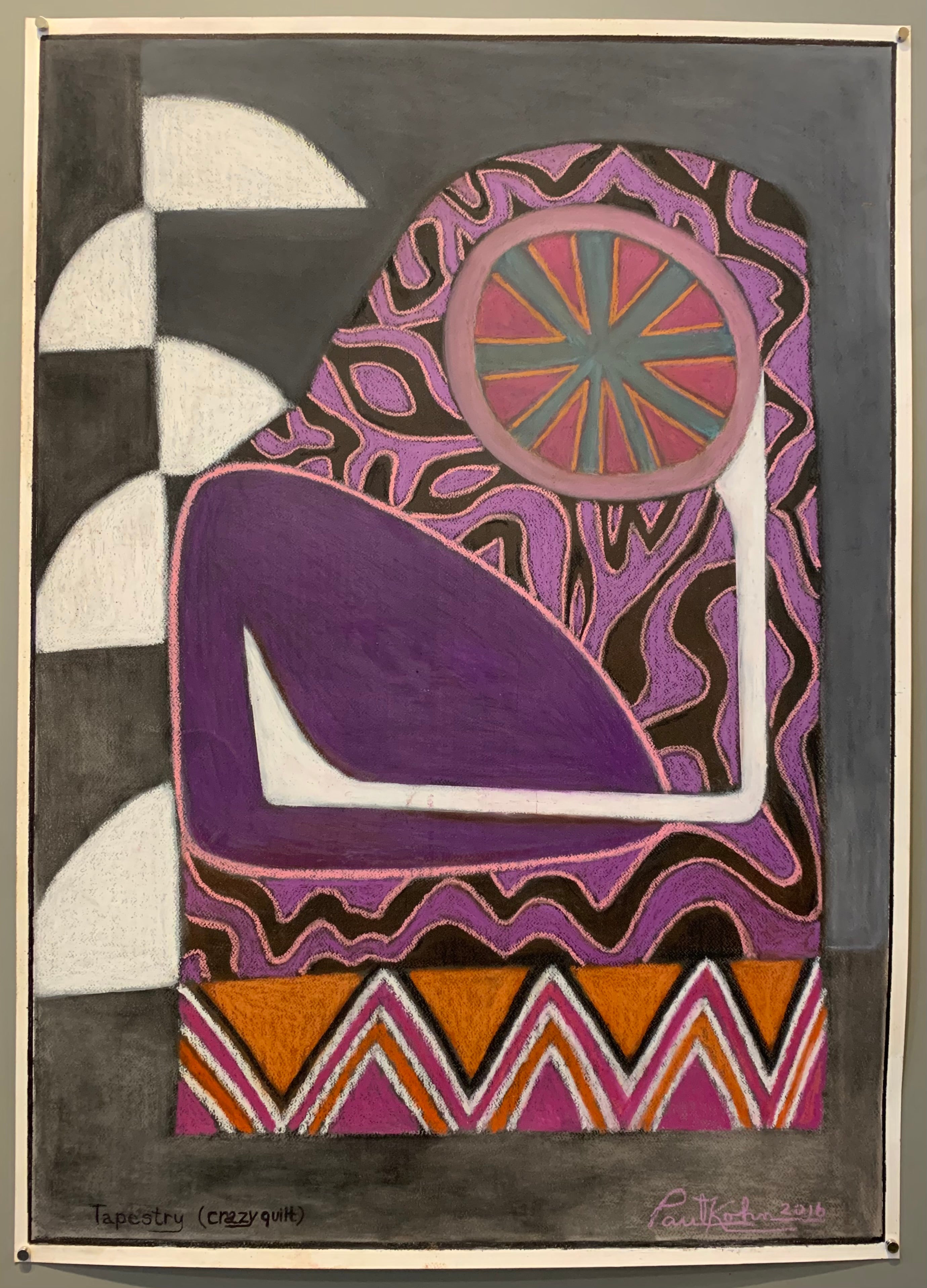 Paul Kohn 'Tapestry (Crazy Quilt) #115