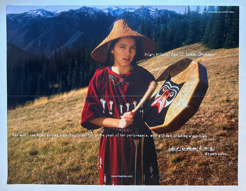 Link to  Free Vibe Drumming Anti-Drug PosterUSA, 2002  Product