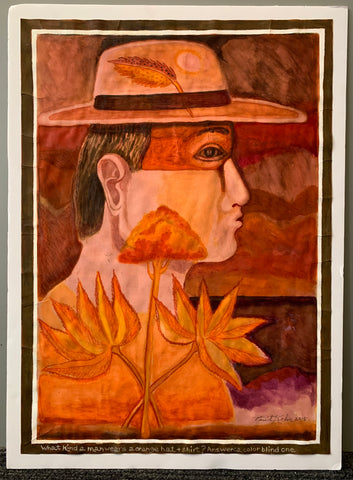Link to Paul Kohn 'What Kind a Man Wears a Orange Hat T Shirt?' #61U.S.A., 2015 Product