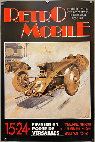 Link to  Retromobile 1991 PosterFrance, 1991  Product
