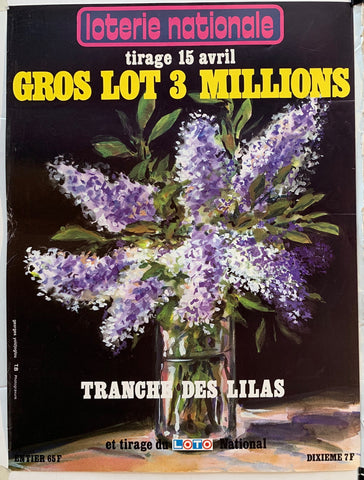 Link to  Loterie Nationale - "Tranche des Lilas" 15 AvrilFrance, C. 1975  Product