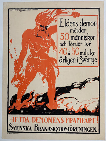 Link to Hejda Demonens Framfart - Svenska BrandskyddsforeningenSweden, C. 1925 Product