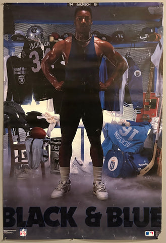 Link to  Bo Jackson Black & Blue PosterUSA, c. 1989  Product