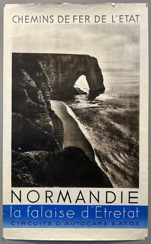 Link to  Normandie Travel PosterFrance 1950  Product