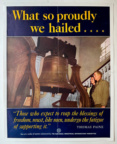 Link to  What So Proudly We Hailed PosterUSA, c. 1960  Product