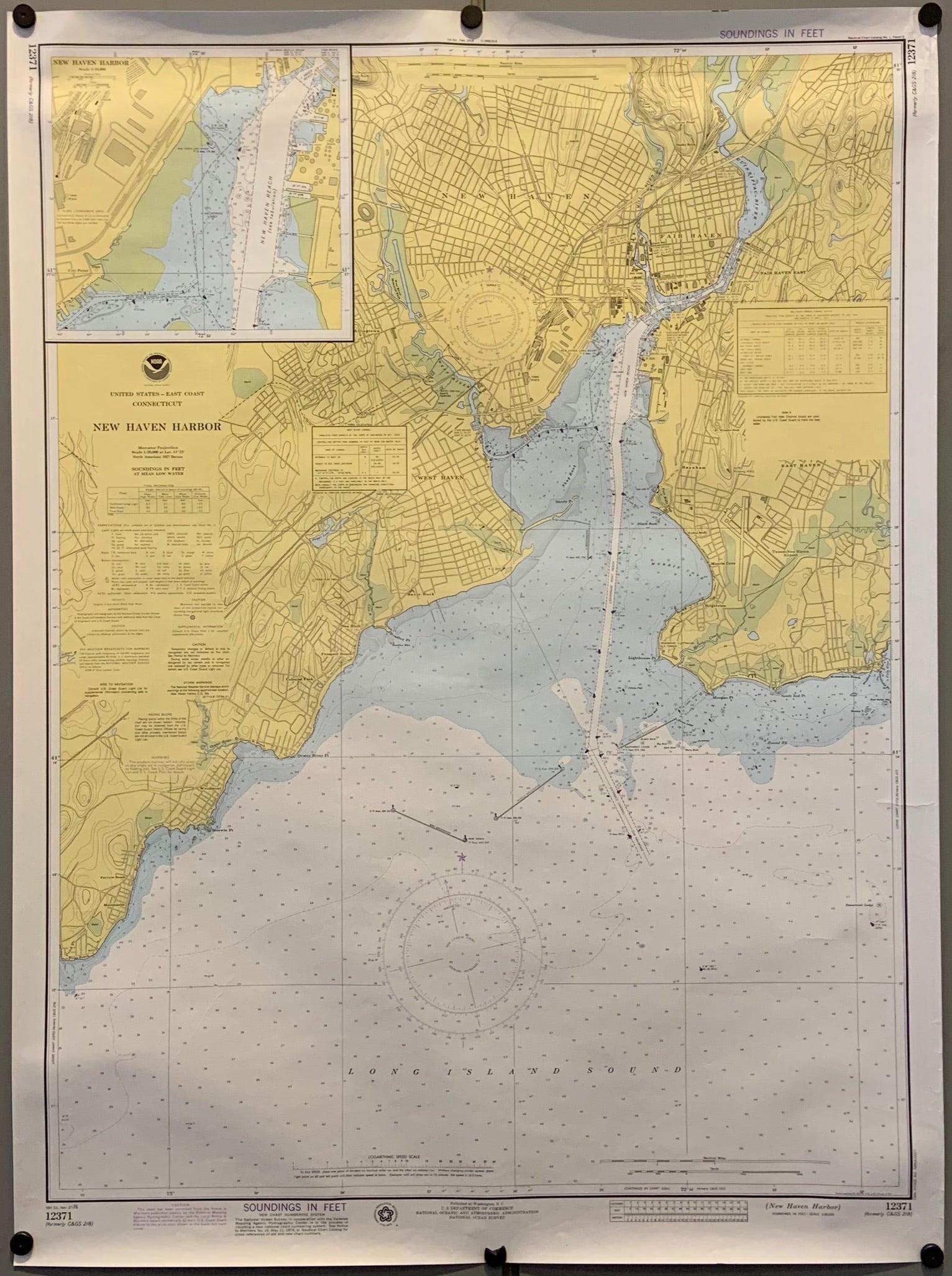 New Haven Harbor Map