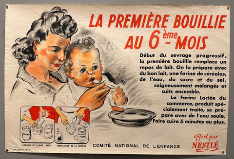 Link to Comité National de l'Enfance La Première Bouillie PosterFrance, c. 1930s Product
