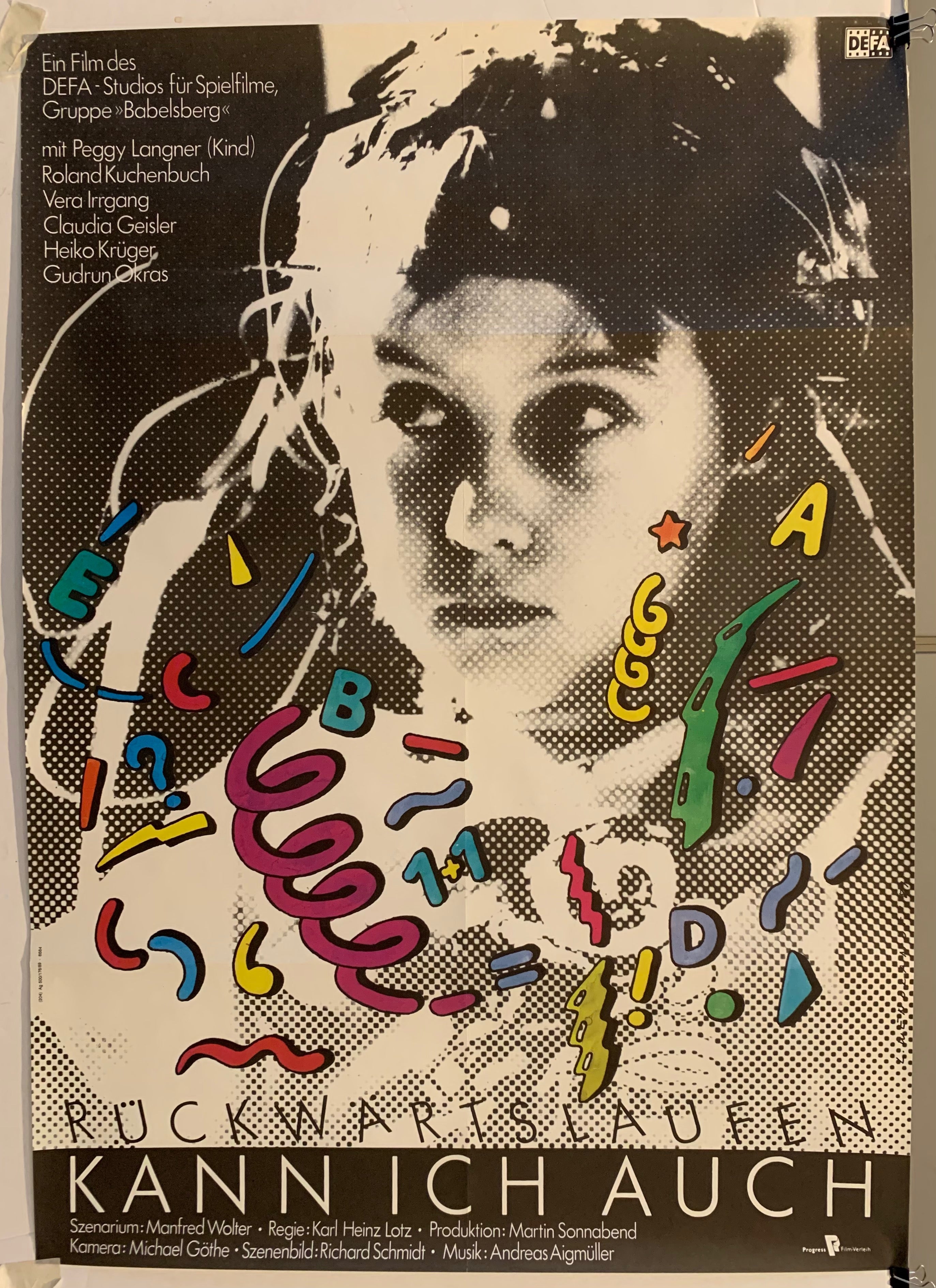 Rückwartslaufen Kann Ich Auch Poster