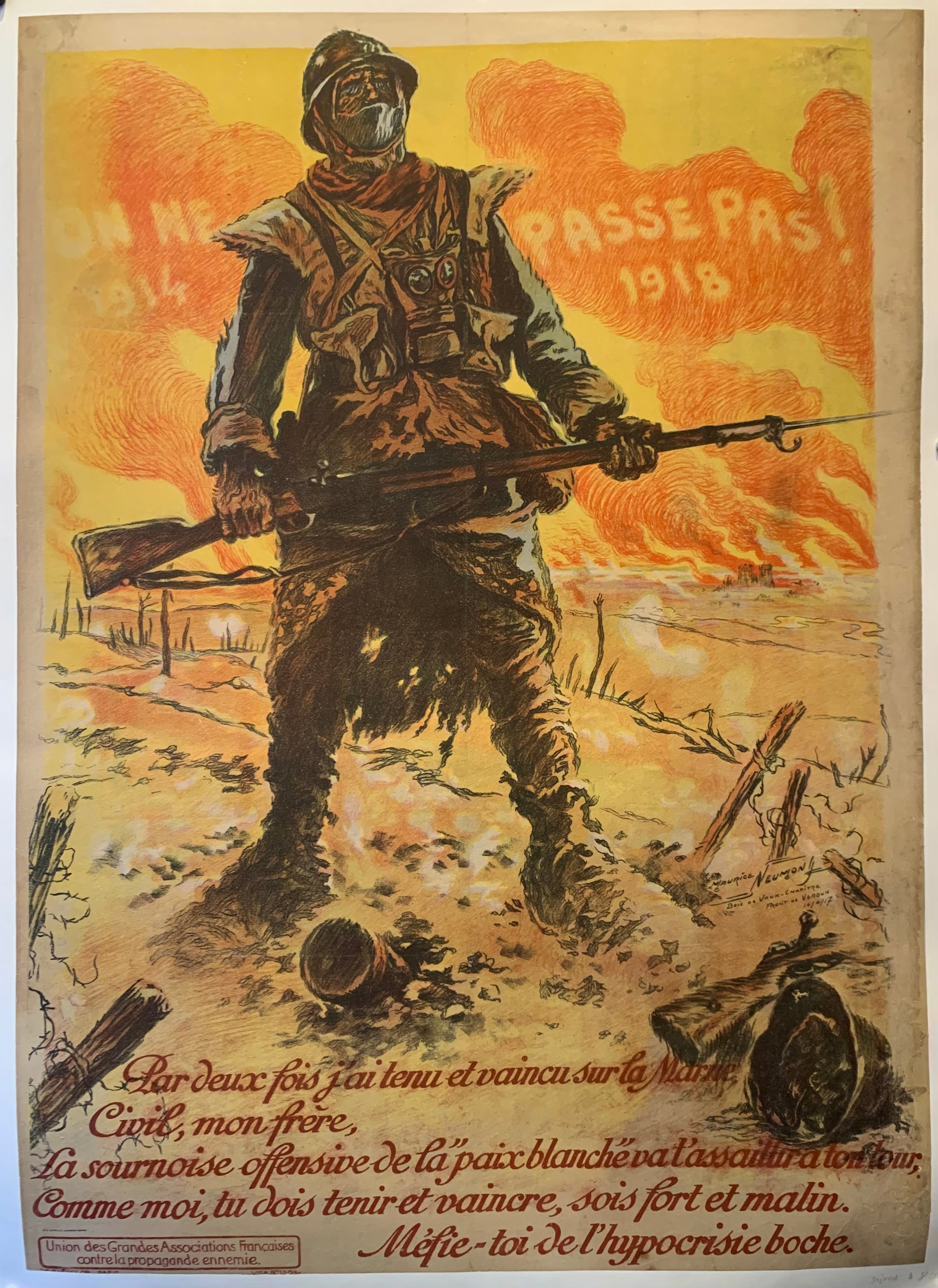 On Ne Passe Pas ✓ – Poster Museum