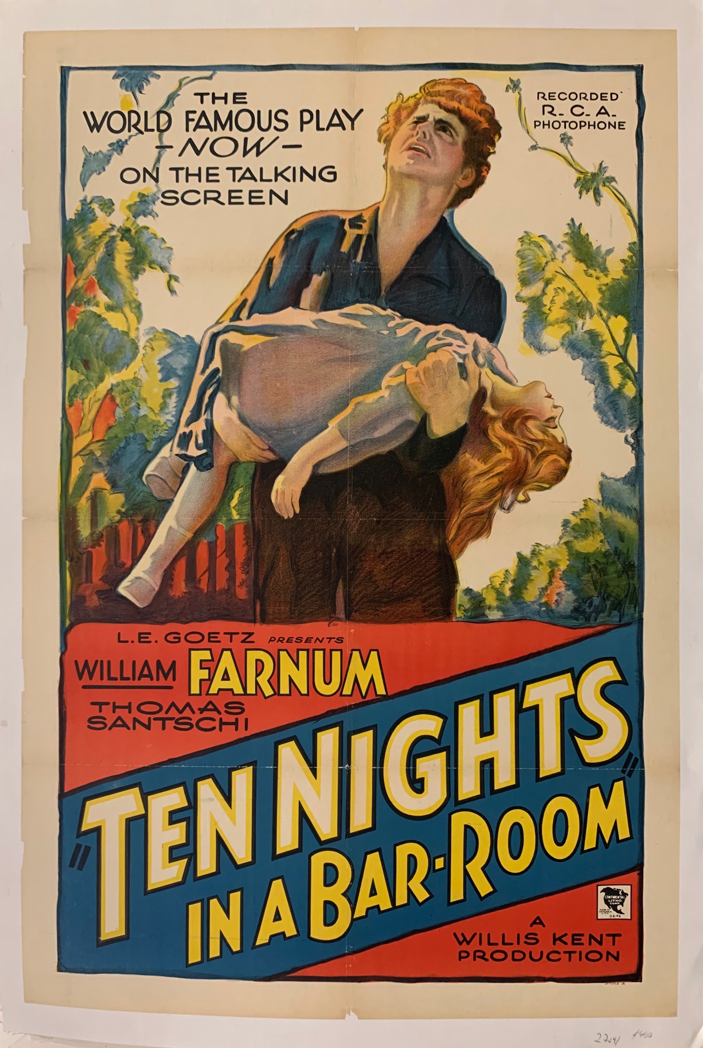 Ten Nights in a Bar Room Film Poster