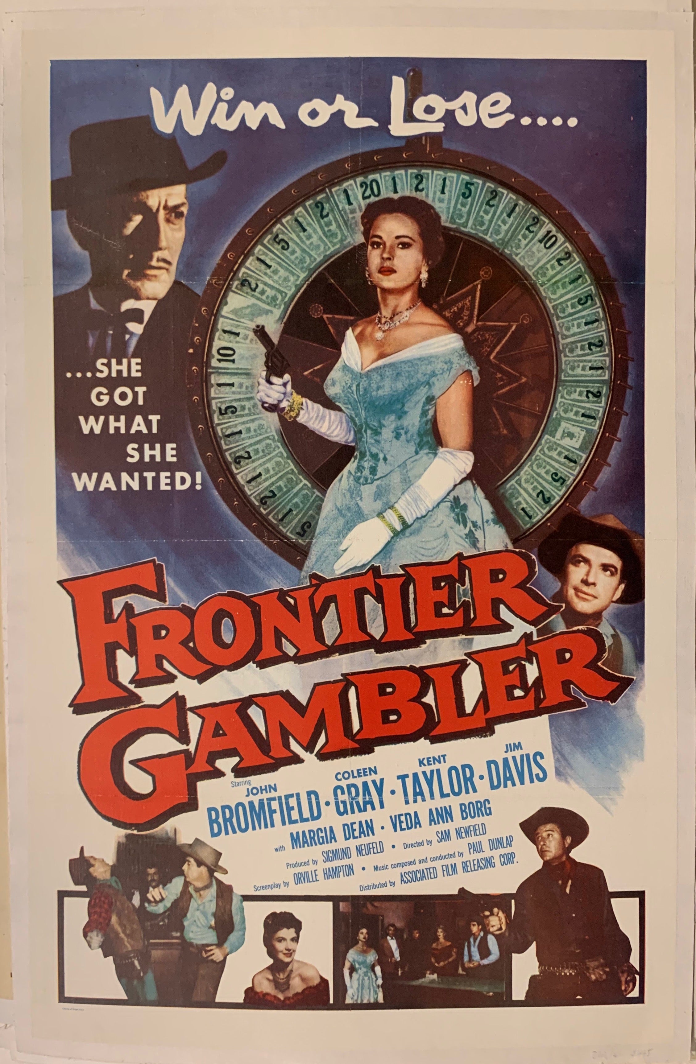Frontier Gambler Film Poster