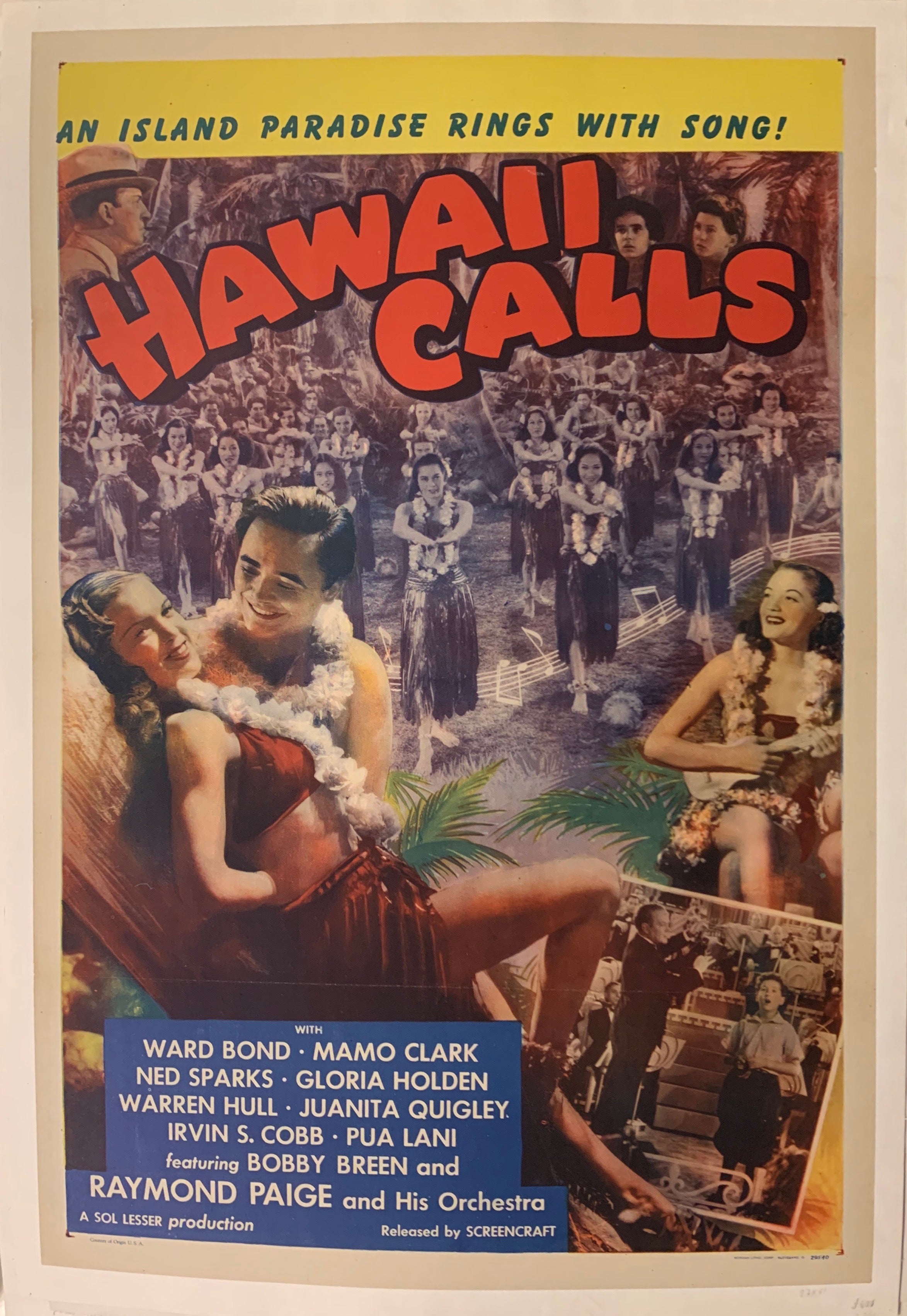 Hawaii Calls Film Poster