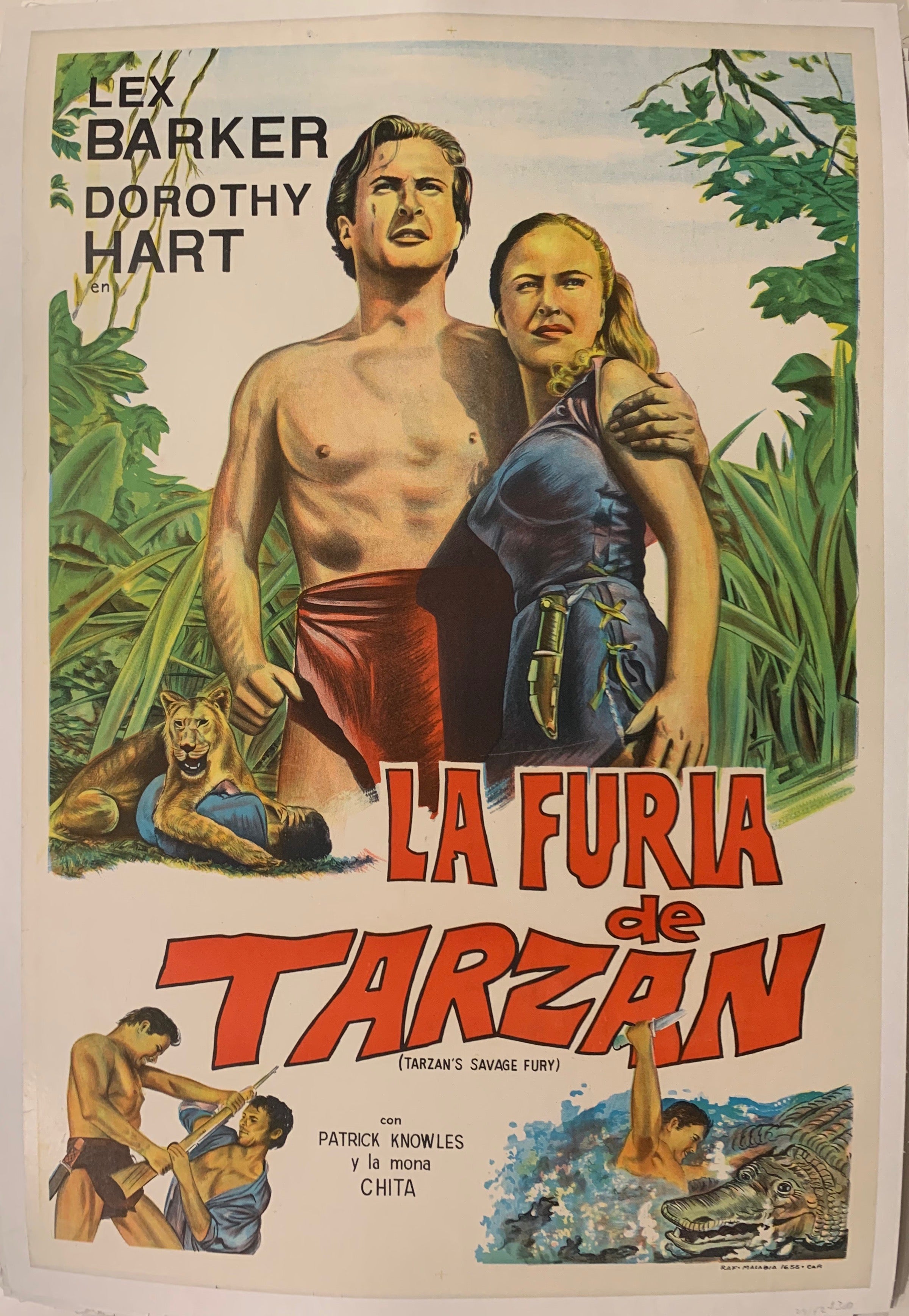 La Furia de Tarzan Film Poster