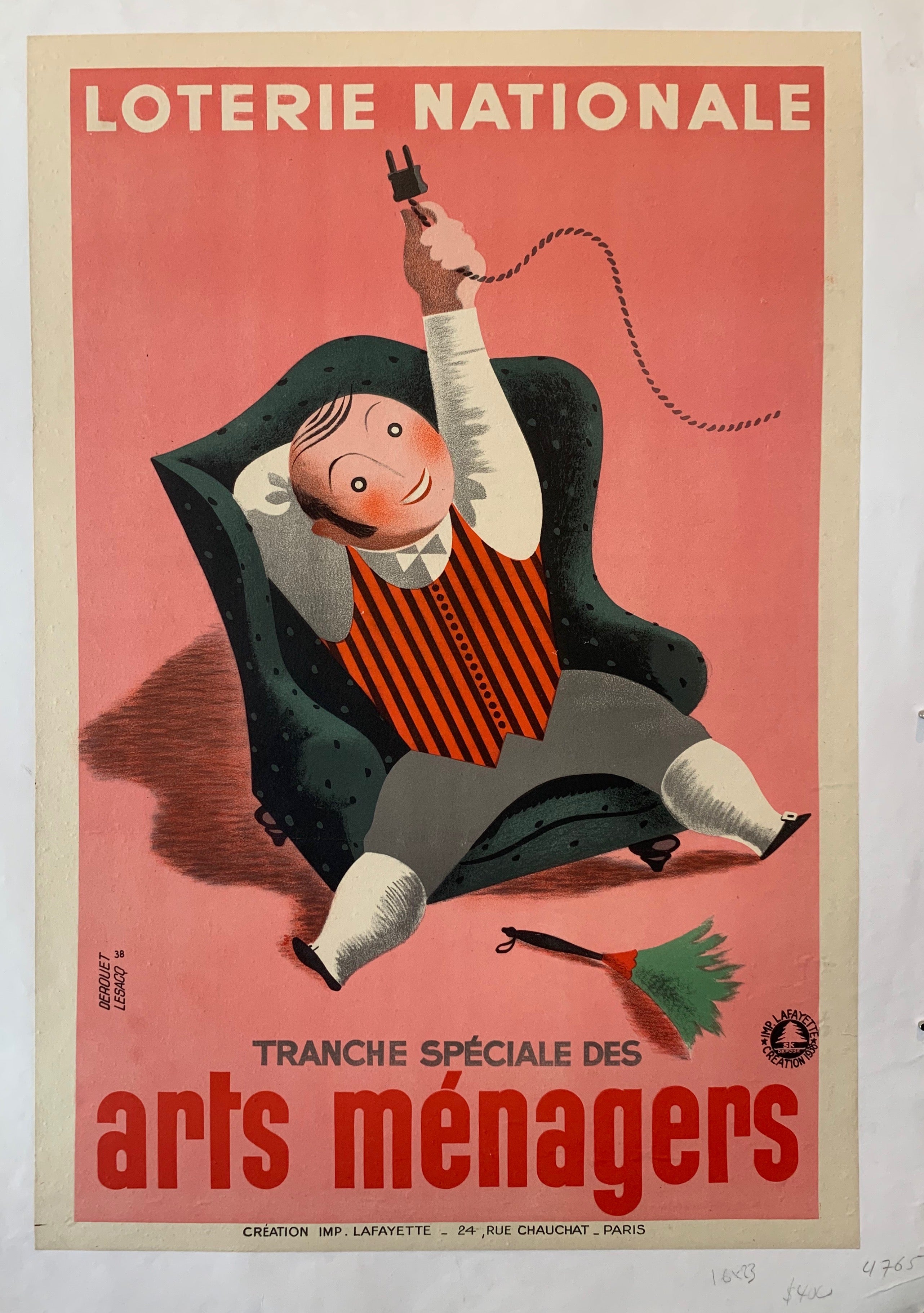 Loterie Nationale- Tranche Speciale Des Arts Menagers