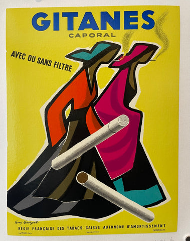 Link to  Gitanes Poster #6France, 1960  Product