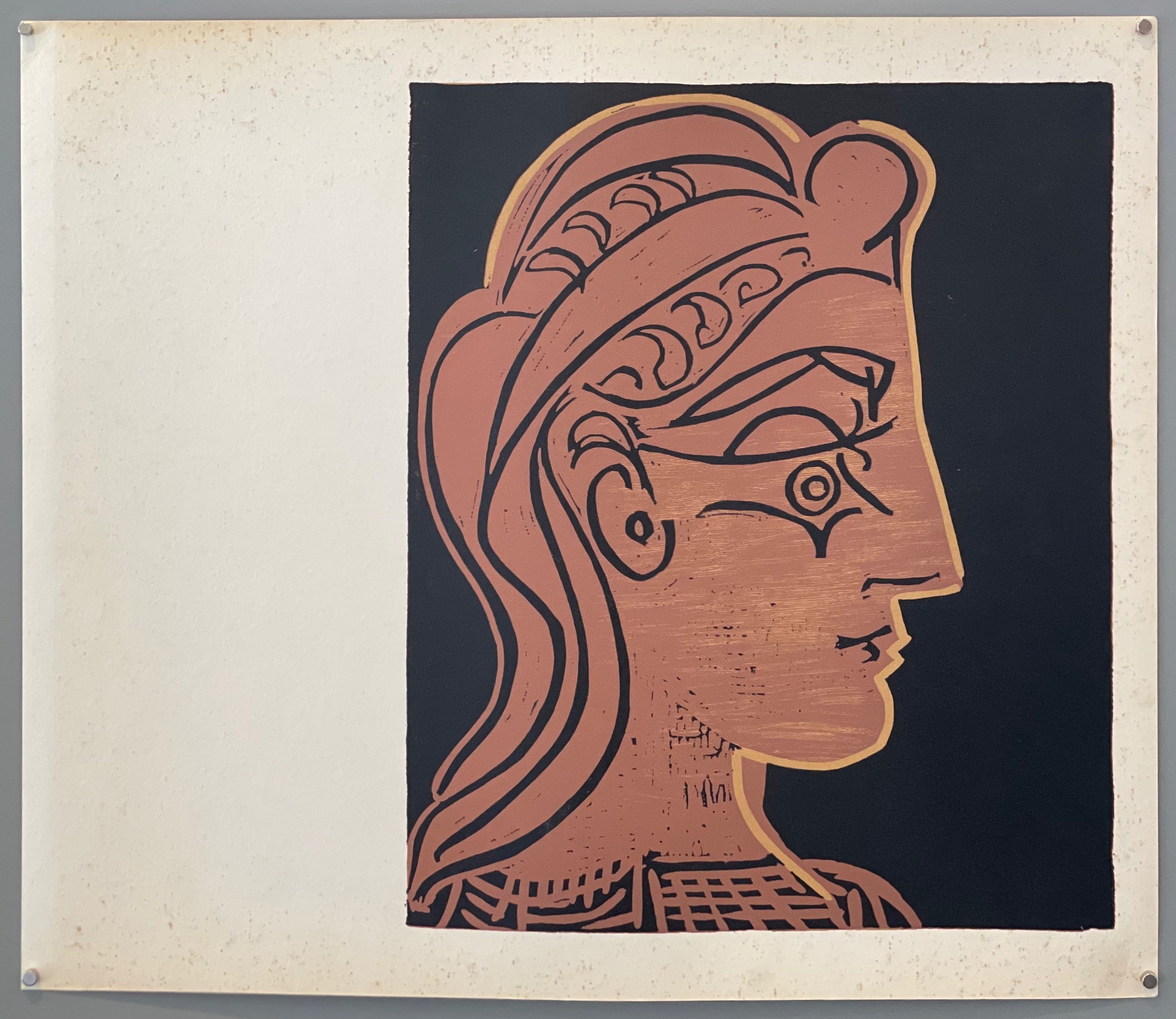Tête de femme (de profil)