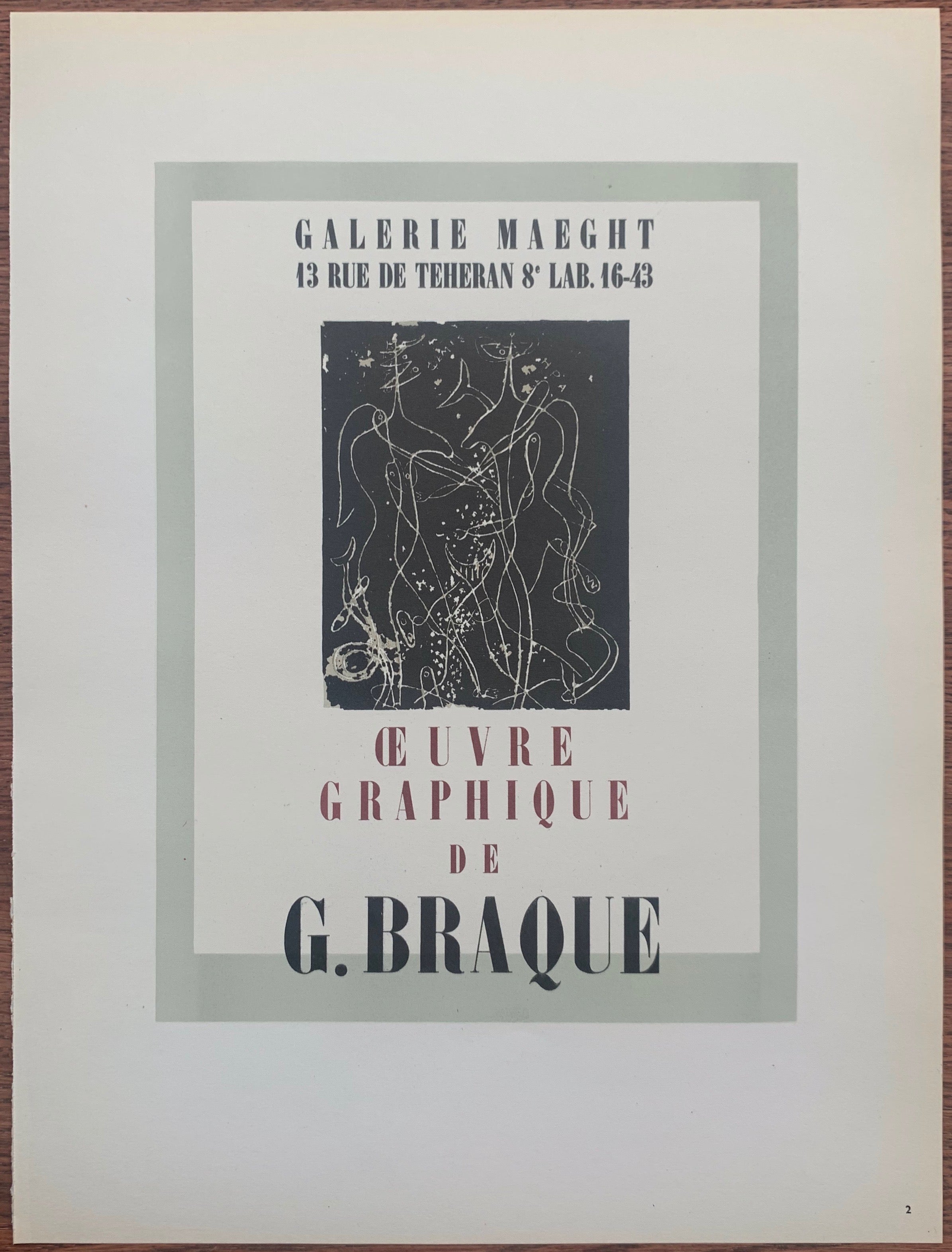 Oeuvre Graphique de G. Braque #2