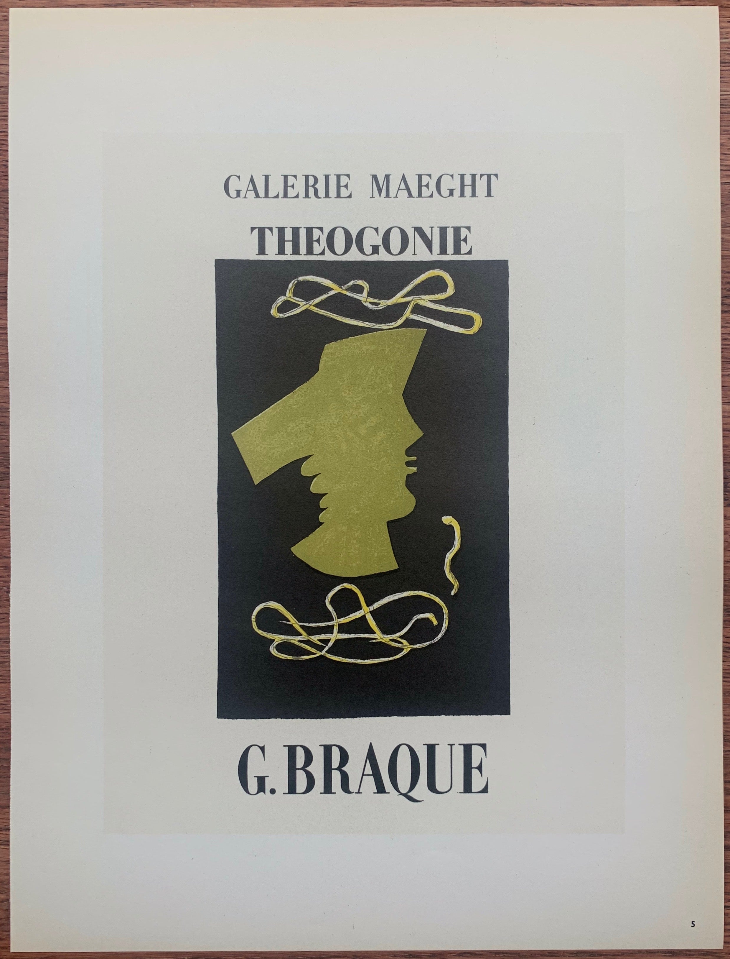 G. Braque Galerie Maeght Théogonie #5