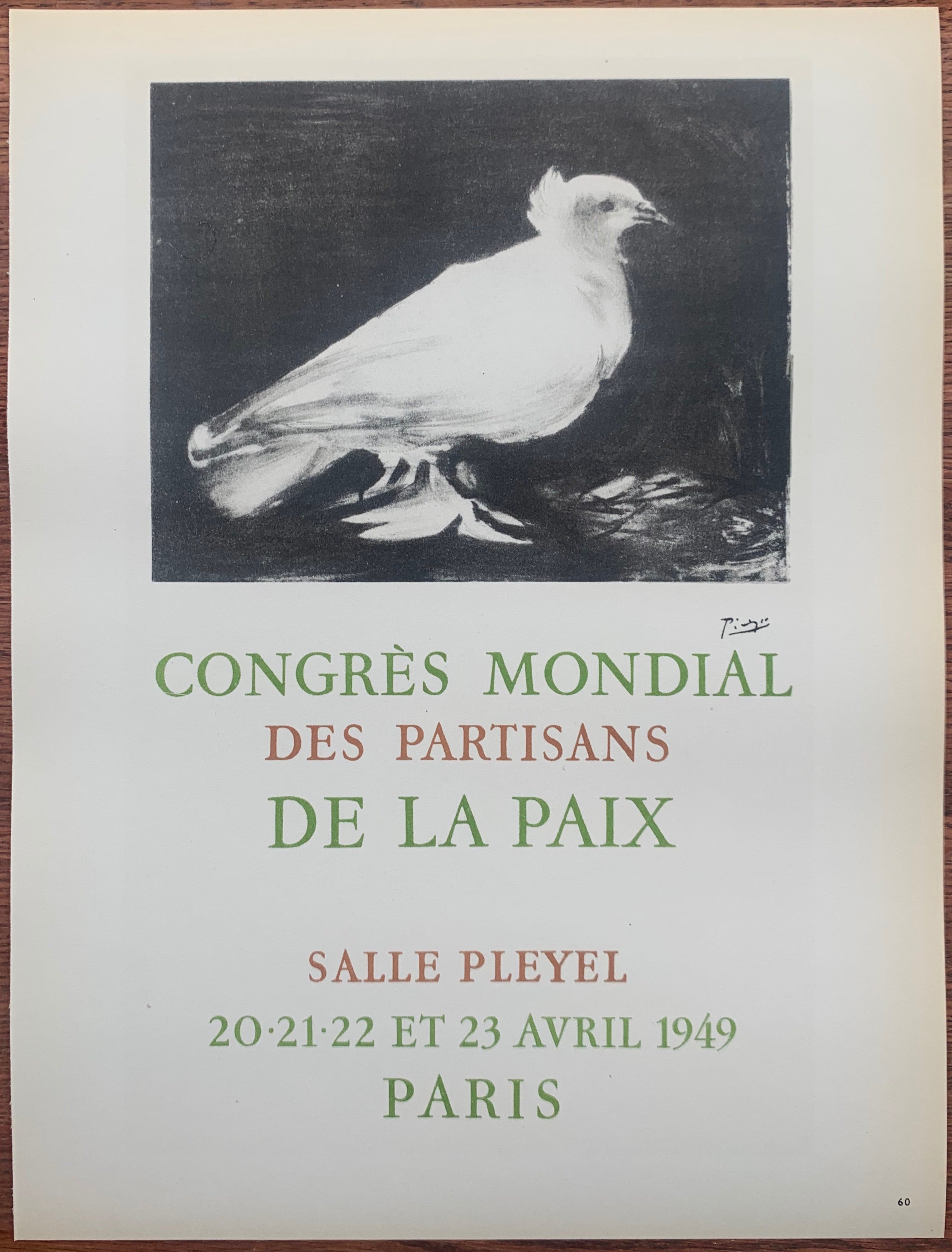 Picasso Congres Mondial #60