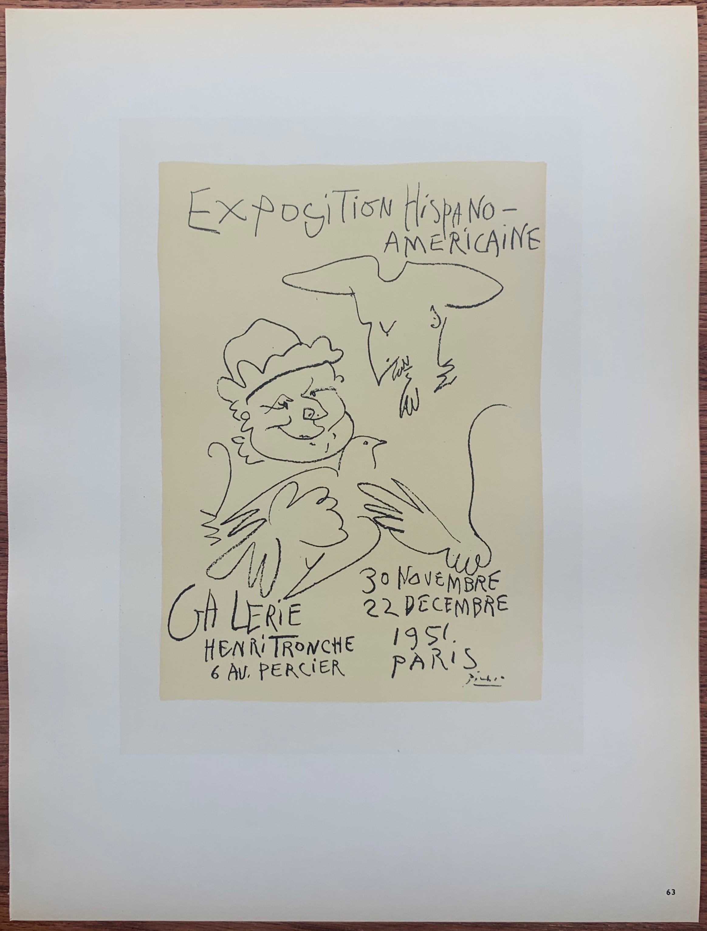 Picasso Exposition Hispano-Americaine #63