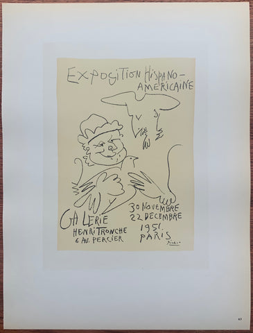 Link to  Picasso Exposition Hispano-Americaine #63Lithograph, 1959  Product