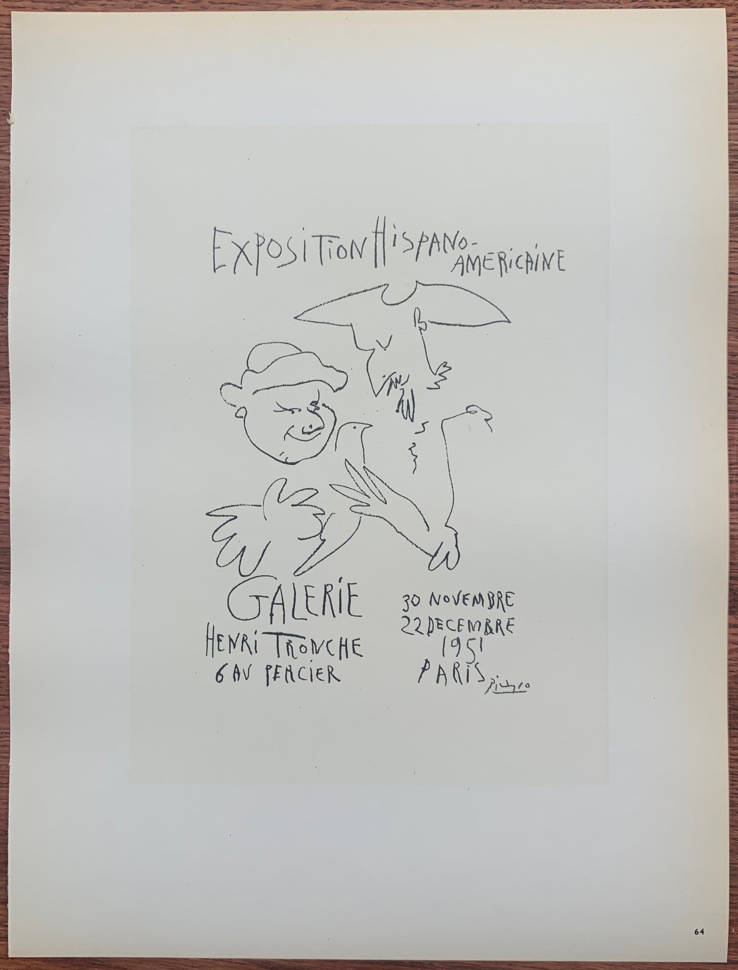 Picasso Exposition Hispano-Americaine #64